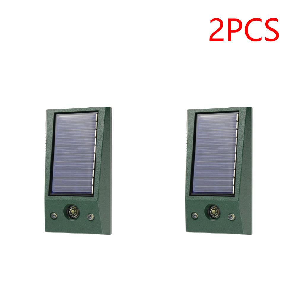 Solarbetriebenes elektronisches Ultraschall-Vogelabwehrgerät, IP66, wasserdicht, Taubenabwehr, starkes LED-Blinklicht, Ungezieferabwehr für den Hof