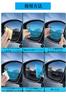 YFFSFDC Car Rearview Mirror Waterproof Hydrophilic Film for Car Side Ensures Clear Safe Universal 6 Oval 6 Square Easy Application Film, 12-Pack,