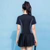 Women's Sporty Skirted Swimsuit: Slimming, Conservative One-Piece for Summer & Hot Springs