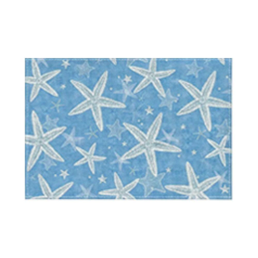 Heat Resistant Summer Beach Placemat Anti Slip Tableware Pad Dining Table Linen Placemat  Household