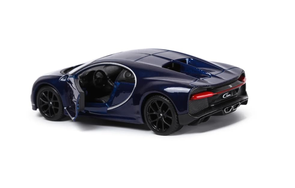 Bburago Bugatti Chiron 1/32 scale diecast model car (blue) [parallel import]