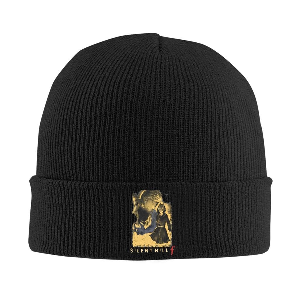 Silent Hill F Blossom Art Knitted Hat Womens Unisexs Beanie Winter Hats Acrylic Hip Hop Caps