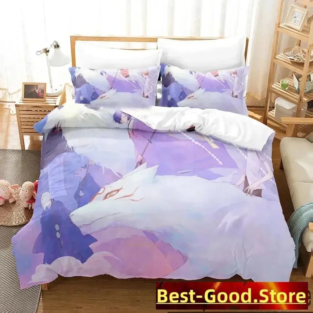 3D Print Anime Natsumes Book Of Friends Bedding Set Boys Girls Twin Queen King Size Duvet Cover Pillowcase Bed Boys Adult