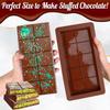 10 Cavities Chocolate Bar Mold Durable Rectangle Chocolate Bar Mold For Stuffed Bar Silicone Chocolate Mold Kitchen Accessories
