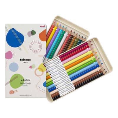 Mitsubishi Pencil Colored Pencil Toirono 24 Colors TR24C