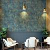 Vintage Blue Gold Metallic Peel and Stick Wallpaper Industrial Metallic Concrete Self Adhesive Wallpaper Removable Contact Paper
