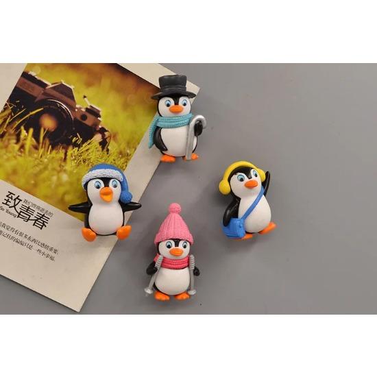 Cartoon Penguin Magnetic Fridge Sticker Home Decor 3D Creative Magnet Decorative Magnet Message Sticker Po Wall