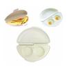 1Pcs Portable Steamed Egg Box Food Grades Plastic Microwave Egg Cooker Kitchen Cooking Mold Easy To Clean Egg Steamer