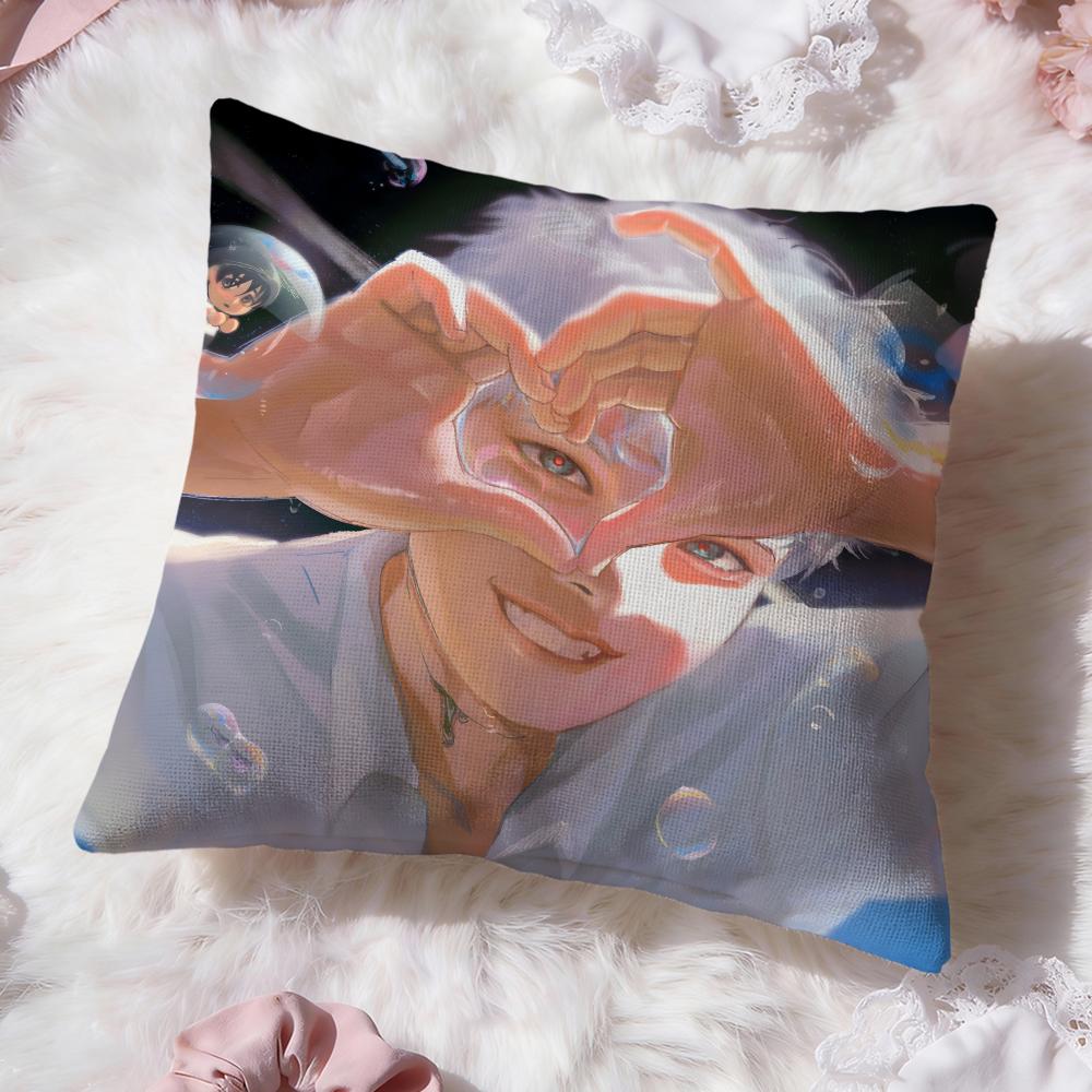 T-The Summer Hikaru DiedS Cushion Cover Premium Comfort Reversible Pillow Cove -Two in One Design for Any Room & Car Interior