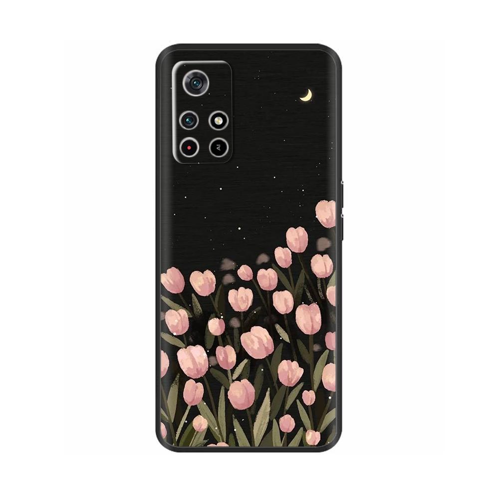For Poco X4 Pro 5G Poco M4 Pro Case Cute Cartoon Soft Liquid Silicone Phone Housing Cover For Xiaomi Poco M4 Pro 4G Fundas Coque