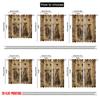 2pcs,2D Plane Printing Curtains Victorian Elegance Durable Polyester (without Rod) Holiday Perfect for Living Room & Office
