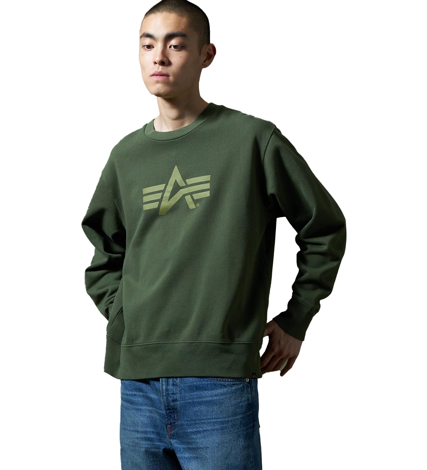 

Alpha Industries TC1641 Sweatshirt Men s A.GREEN