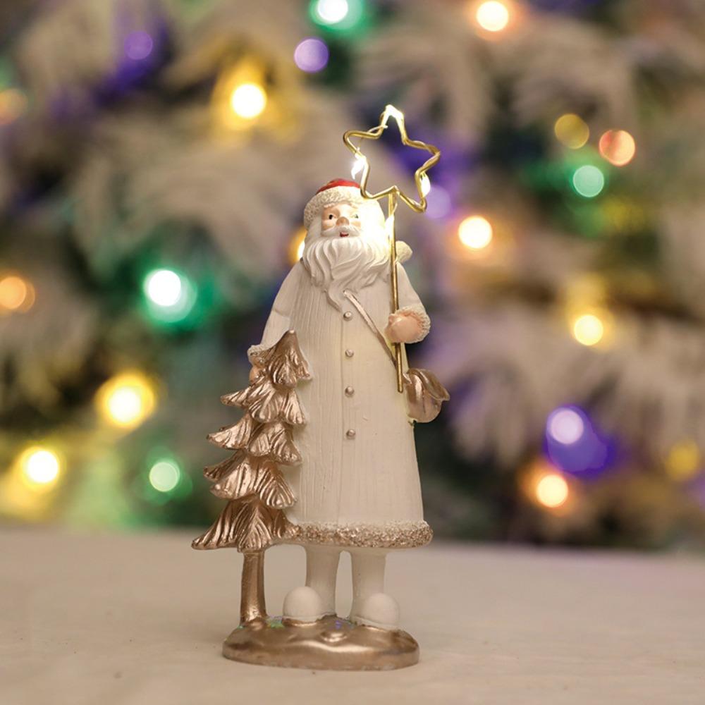 Christmas night lights, Santa Claus ornaments, resin crafts, creative home desktop gifts, Christmas gift, Stocking stuffers