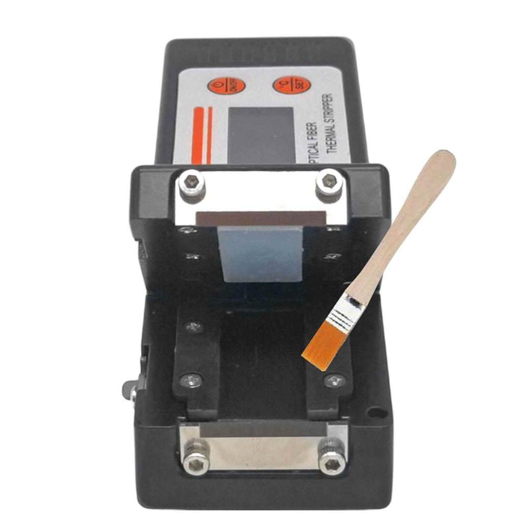 Fiber Optic Thermal Stripper Adjustable Temperature Automatic Optical Fiber Stripping Tool for Bundle Bare Ribbon