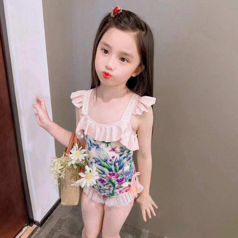 

Girls 2024 Summer Quick-Dry Lace Bikini 100 (Recommended height ~90cm)