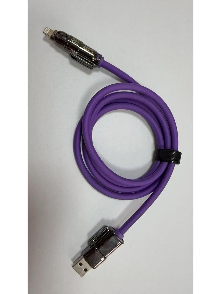 240W Dual Type-C 4-in-1 PD Fast Charging Cable for Apple, Huawei