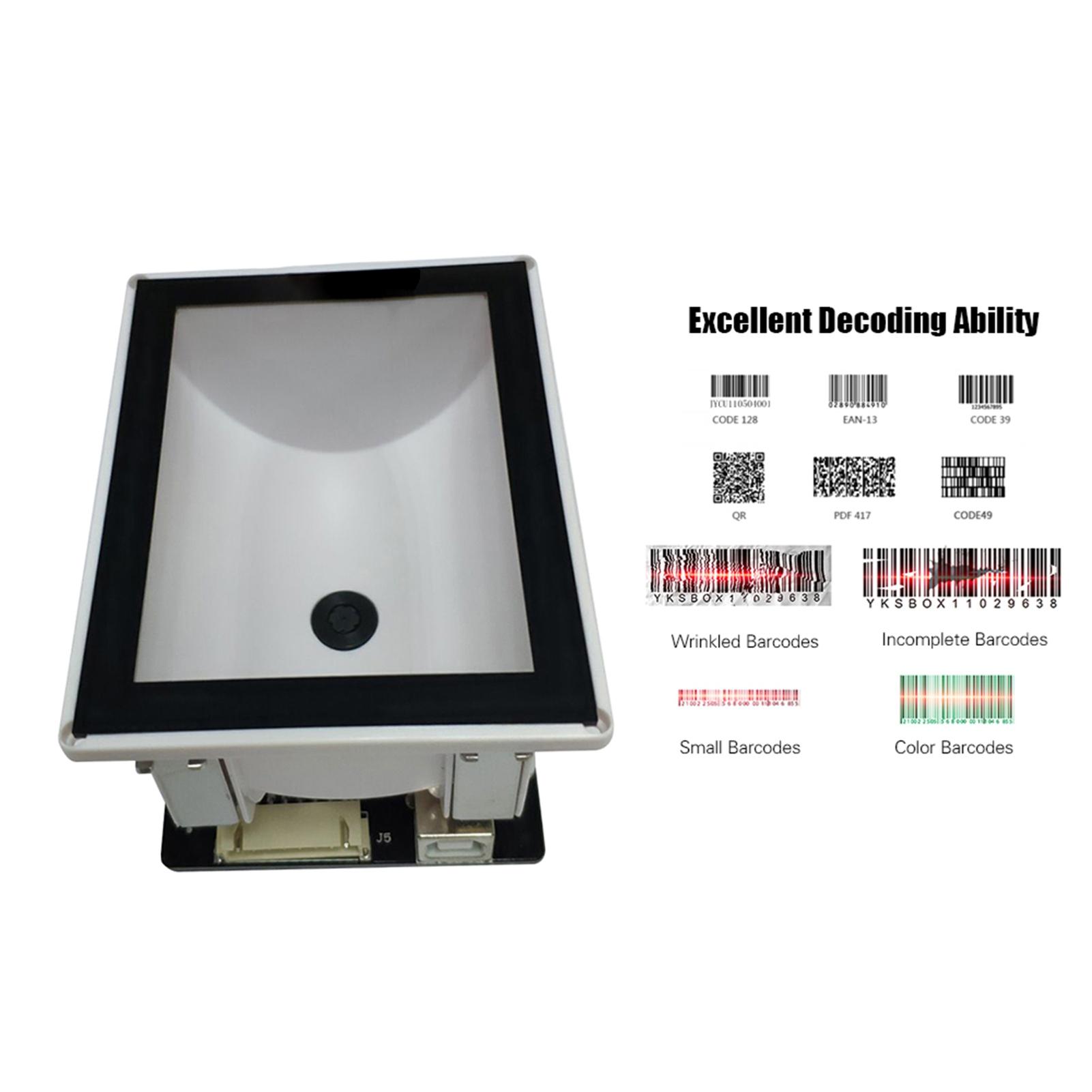 2D bar scanner Professional Module with Atomizing Lighting and for Access Control Machine Self Service Vending Machine