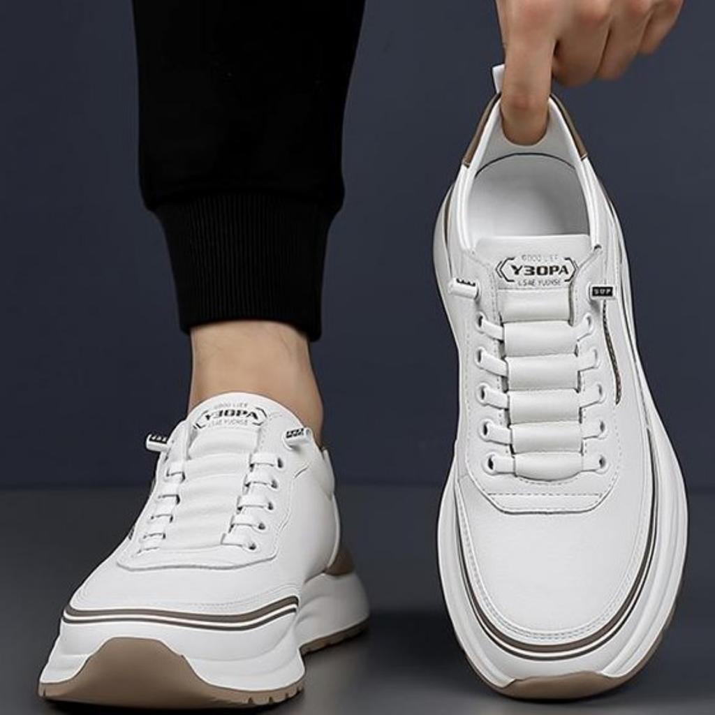 Men's shoes new casual shoes soft sole breathable student running shoes simple trend men's sports shoes dad shoes