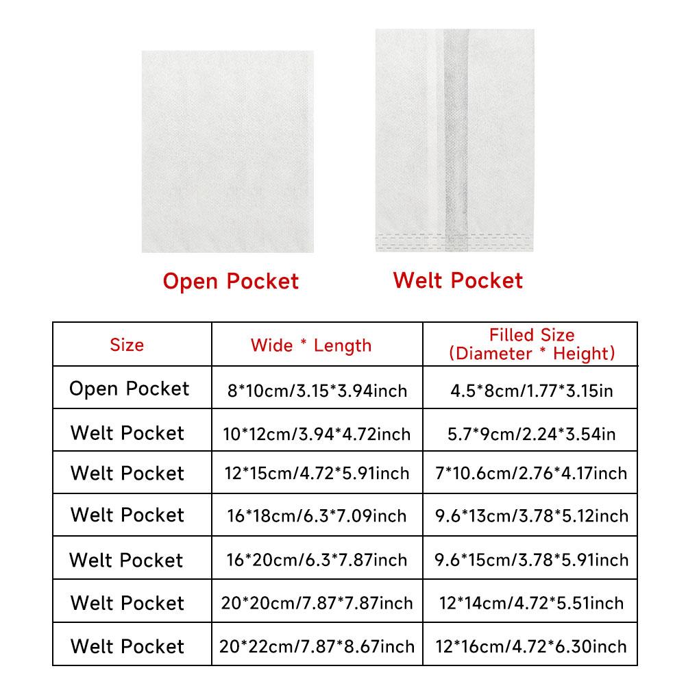 100pcs Biodegradable Nonwoven Nursery Bags Seedling Grow Pots Eco-Friendly Breathable Plant Bags for Garden Greenhouse Transplanting