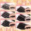 Hot Melt Single Cluster Diy False Eyelashes 480 Clusters Thick Eyelashes 10-16M Eyelash Set