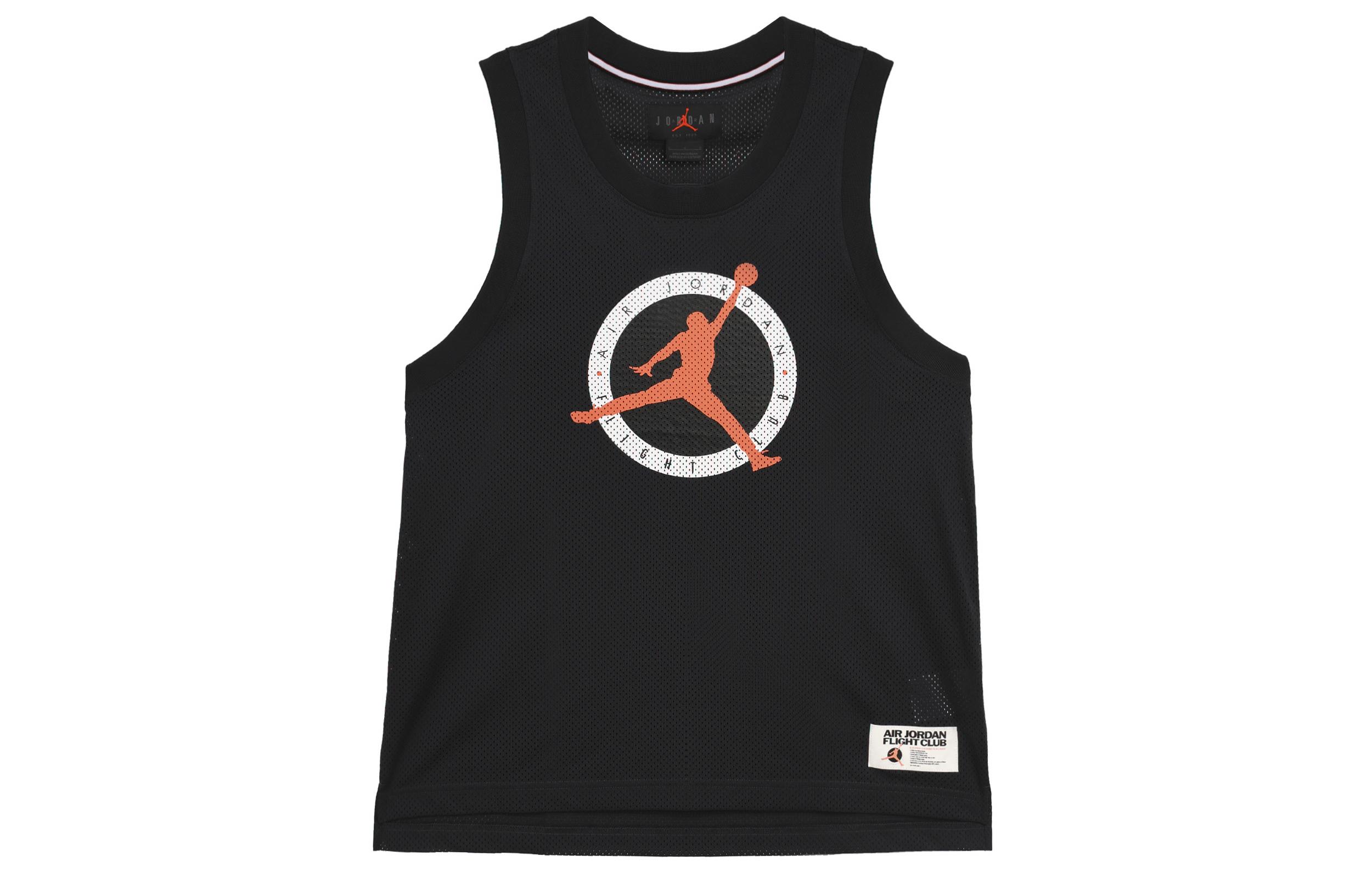 Баскетбольная майка Jordan мужская серая черная DX9729-045 L