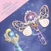 With Light Fairy Wand Flash Rotating Princess Wand Light Sound Stick  Christmas Halloween