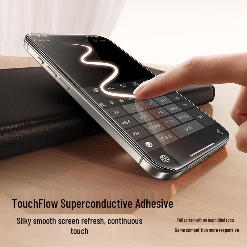 ShineMo 3D Curved Tempered Glass Screen Protector for iPhone 15 Pro