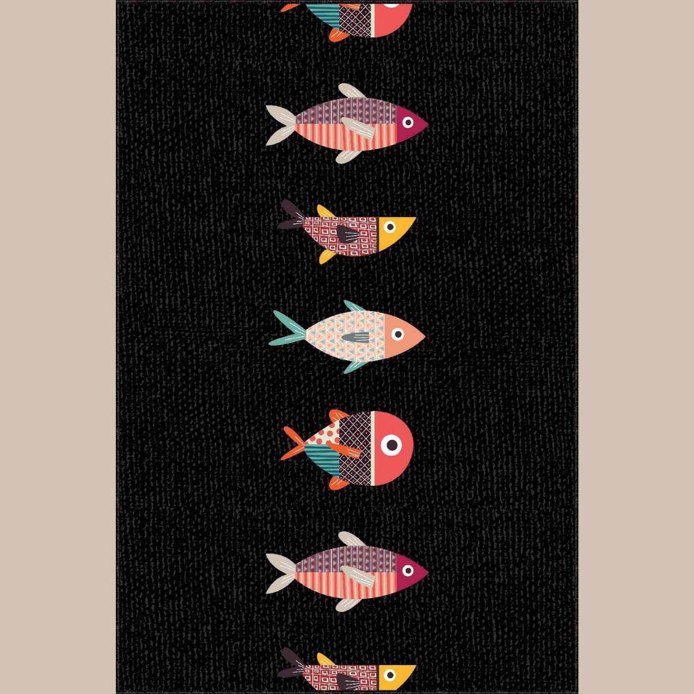 Miru Home Digital Print Washable Non-Slip Dot Base Living Room, Kitchen, Corridor Carpet And Runner Mcy-75