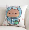 Office Living Room Home Pillowcase Kawaii Cartoon Bear Pattern Pillowcase Car Ornaments