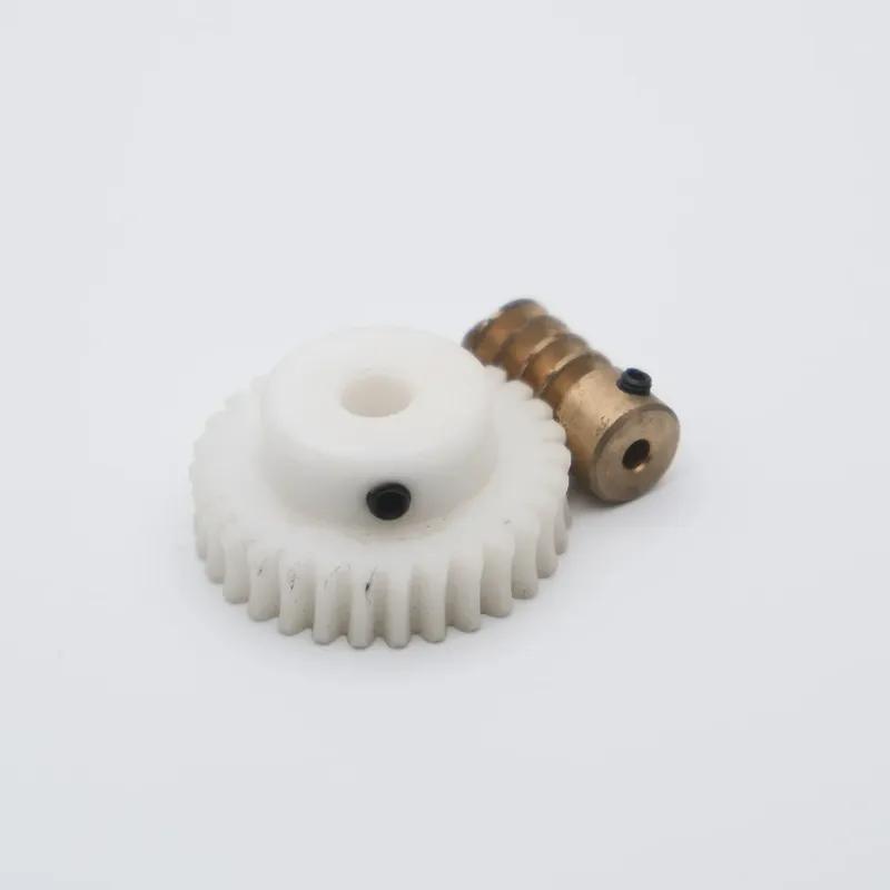 0.8M 1:40 POM Worm Reduction Gear DIY Smart Home Accessories Electronic Remote Control Electronic Lock Gear