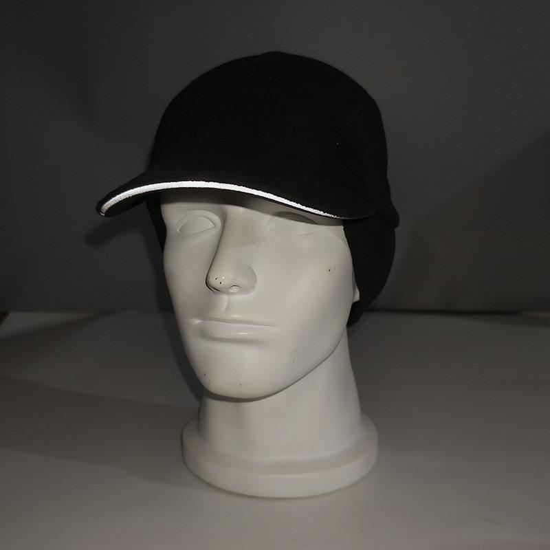 Fleece Baseball Cap With Reflective Features For Running And Winter Men Women