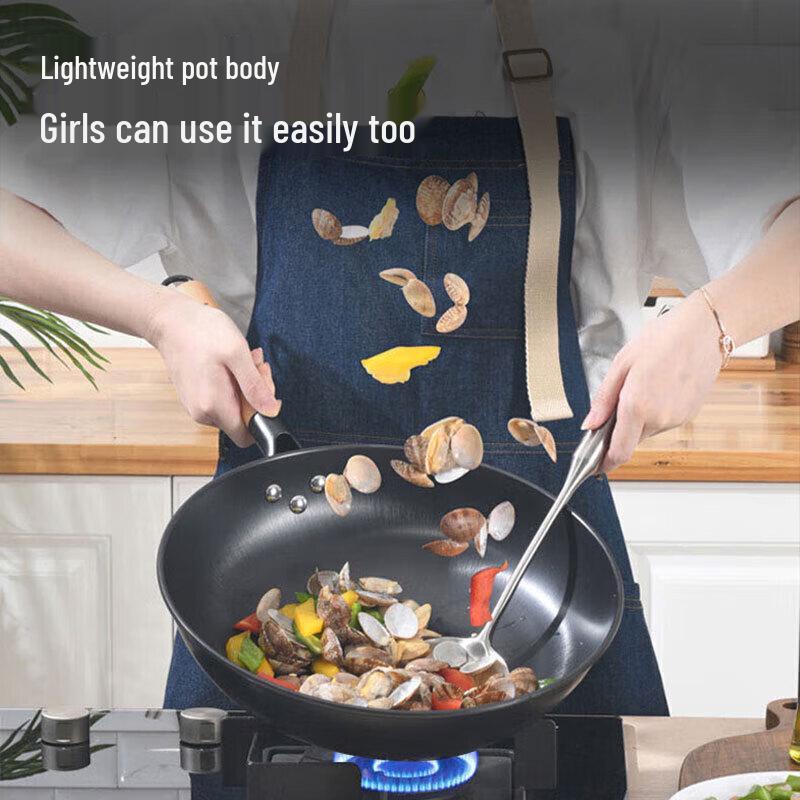 Kambach 32cm 316 Stainless Steel Wok Set