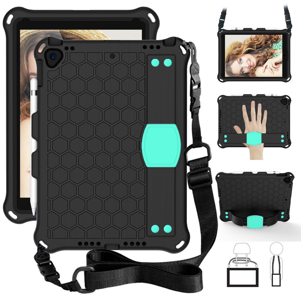 For iPad 10.9 /Pro 11 mini4 5 6/9.7 5th 6th/10.2 7th 8th 9th Gen Air4 Air5 Shockproof Stand Cover with Strap