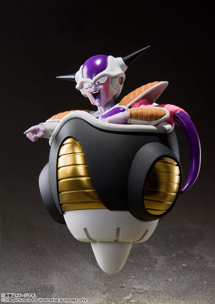 TAMASHII NATIONS Dragon Ball Z Freeza First Form Freeza Pod 110mm Painted Movable Figure BAS60827 S.H.Figuarts & Approx. PVC&ABS
