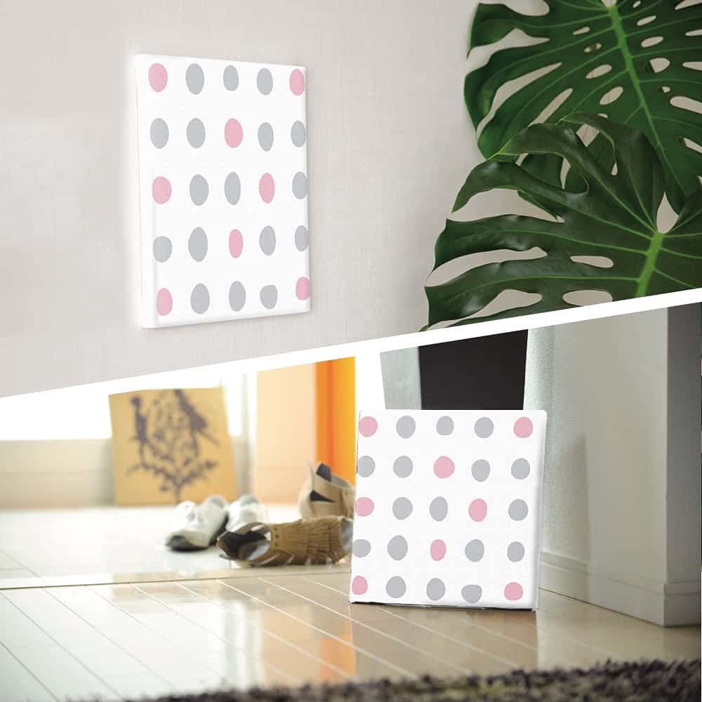 Nordic Dot Art 57cm x Made in Stylish Interior Living Room Fabric Panel Panel, 57cm, Large, Japan, Poster, Decor, Decor, Pastel, Modern, Geometric,