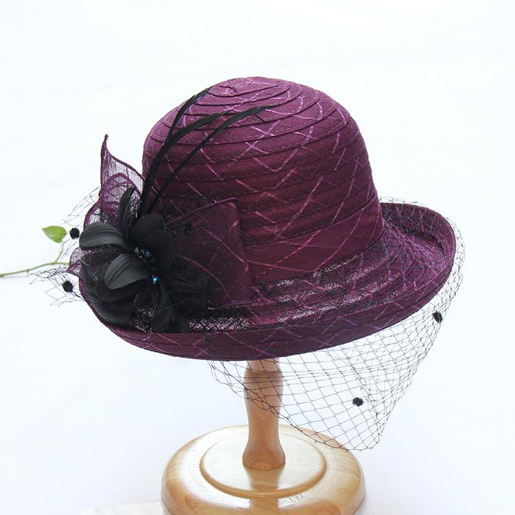 Summer Crimped Mesh Top Hat, Fashion Celebrity Fashion Hat, Outdoor Sunshade Basin Hat, Women'S Sunscreen Sun Hat