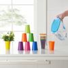 7PCS Break Proof Reusable PP Cups, Dishwasher Safe Shatterproof Plastic Tumblers, Stackable Stadium Cups with Storage Cup, for Water   Soda Partie