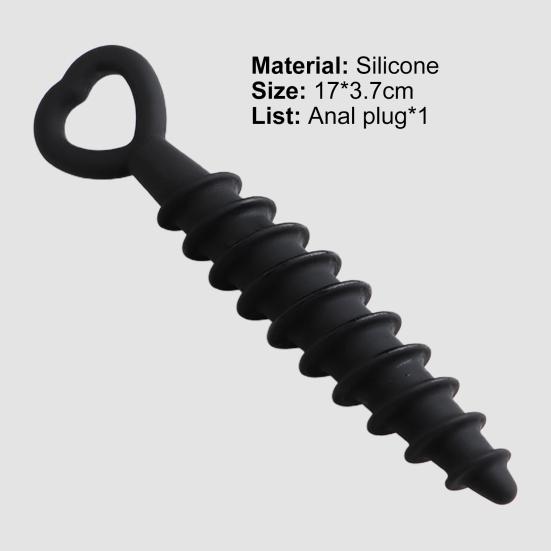 Užitečný anální stimulátor Ergonomická plná stimulace Silikonová sexuální anální zátka Hračka na prostatu pro začátečníky