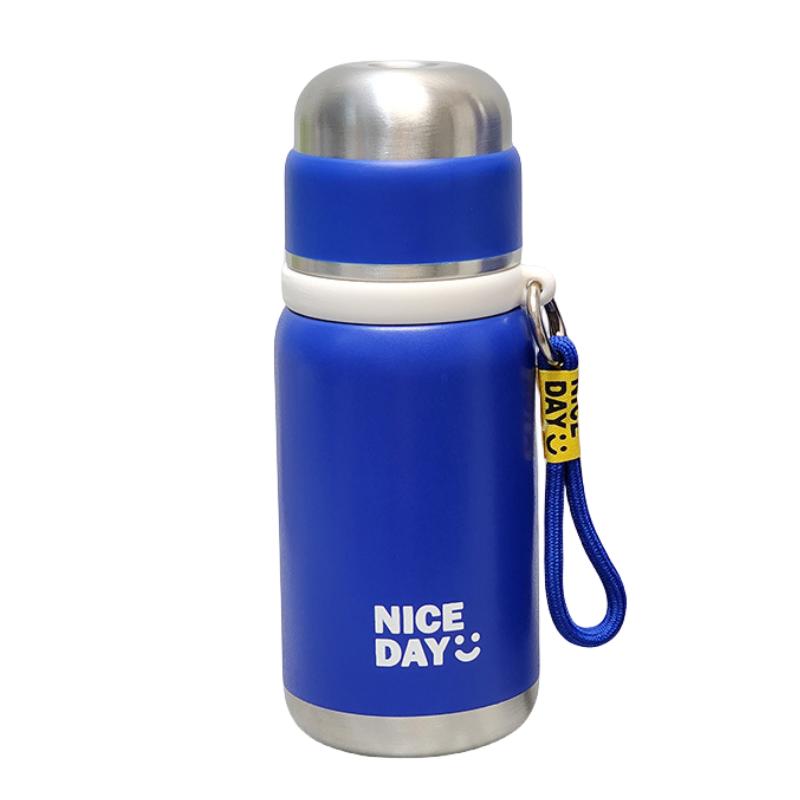 

Portable Cup Vacuum Large Capacity Pure Color Stainless Steel Sport Bottle Water 500ML синій