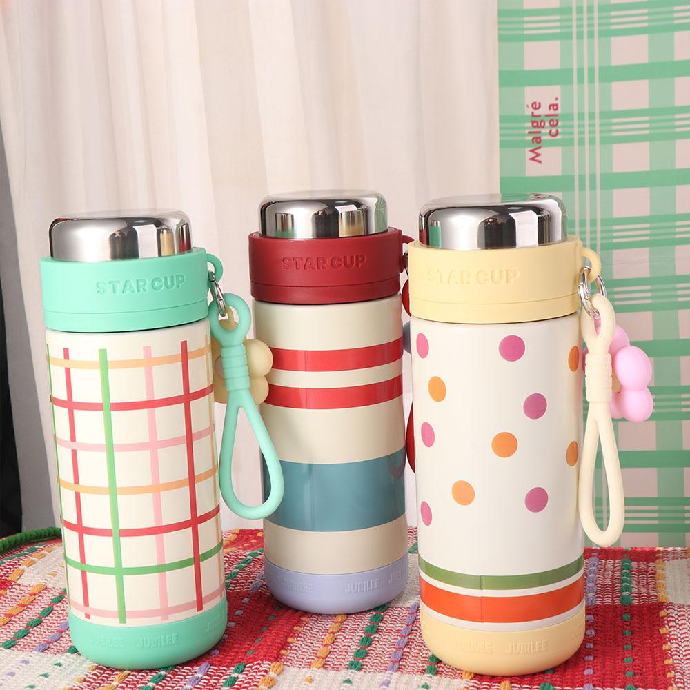 Elegant Stainless Steel Thermos Mug Delicate Thermos Cup Durable Vacuum Tea Cup  Outdoor