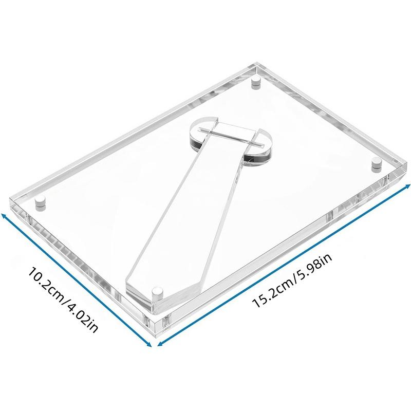 Photo Frame Transparent Acrylic Photo Frame Magnetic Poster Display Stand Home Decoration Photo Holder Rack Show Stander