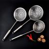 Spider Strainer with Hole Ergonomic Handle Multifunction Strainer Ladle for Potato Chips Draining Vegetable Fruits Baking