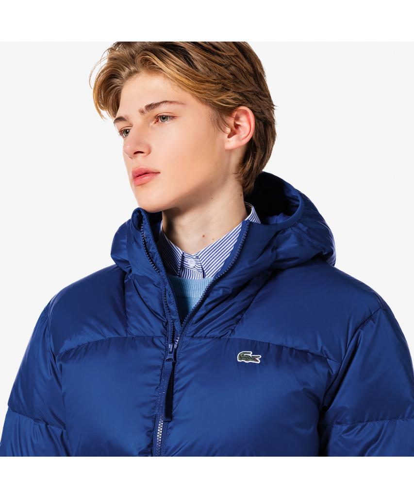 Lacoste Men'S Hooded Duck Down Puffer Bh7841-55N C4X