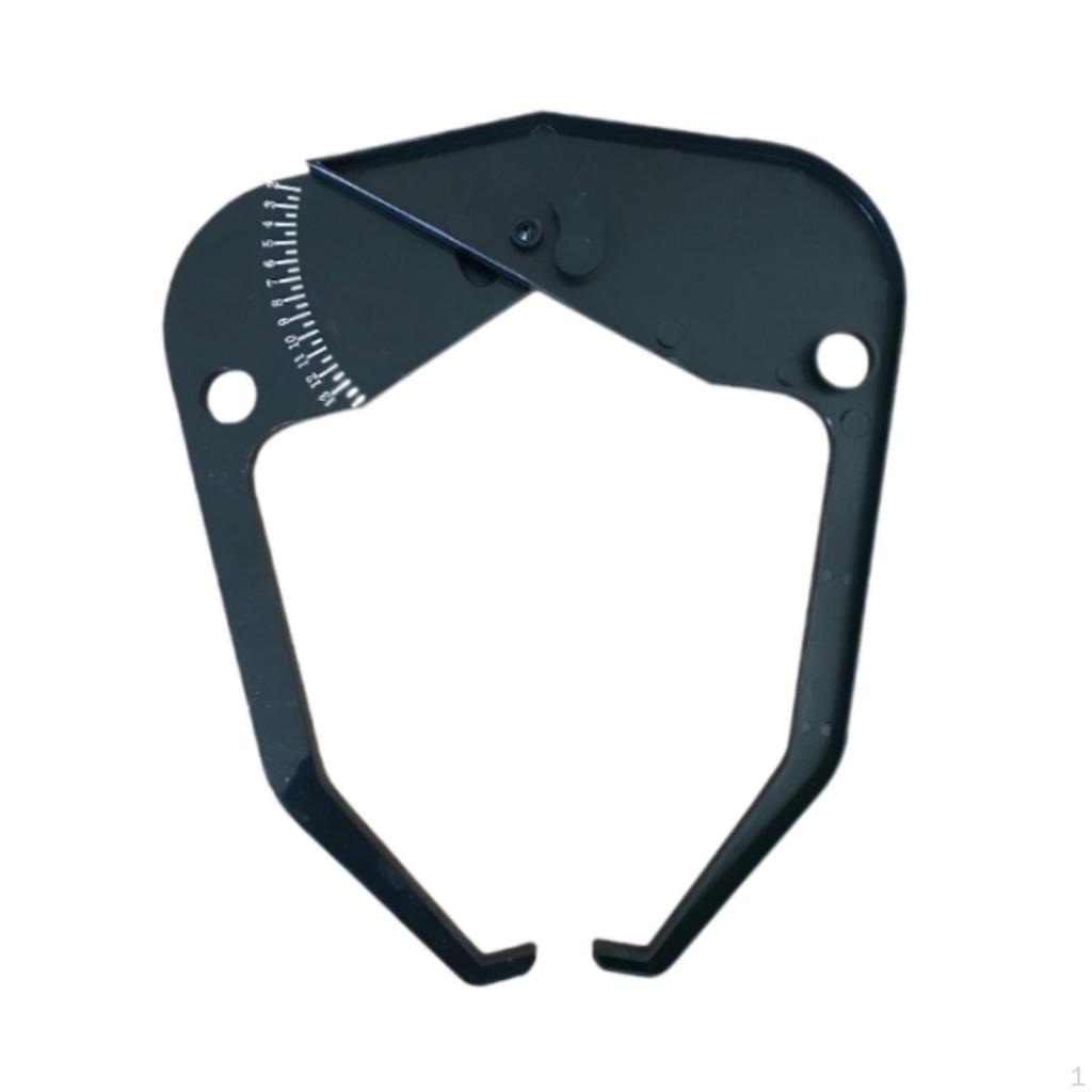 Tire Balancer Caliper Rim Width Caliper,Automotive Easy To Read Black Car Balancing Tool