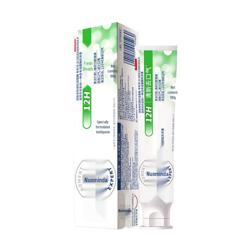 Nuomin Da Enzyme Whitening Toothpaste with Hydroxyapatite - Fluoride-Free, Removes Smoke Stains for Adults