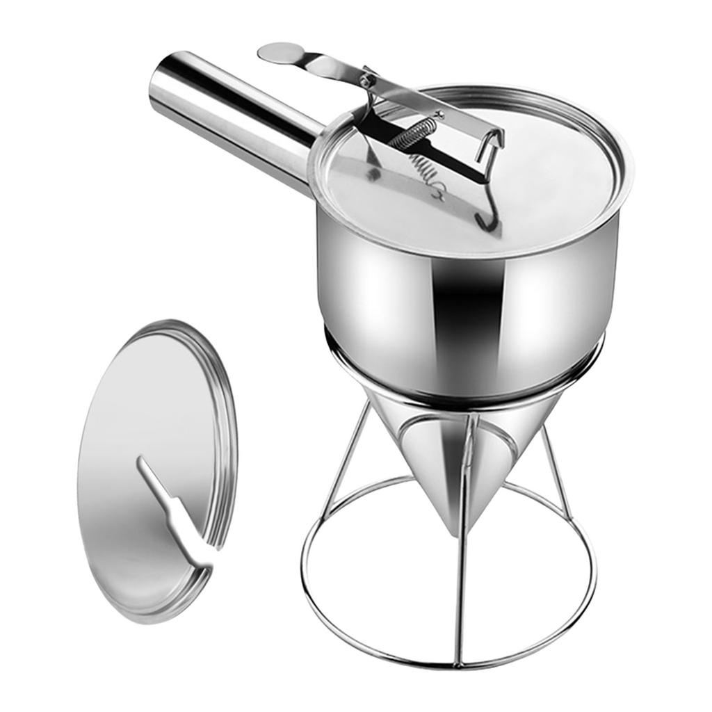 Professional Grade Funnel Cone Shape Funnel Sturdy Takoyaki Funnel Ideal For Home Cooks And Culinary Enthusiasts