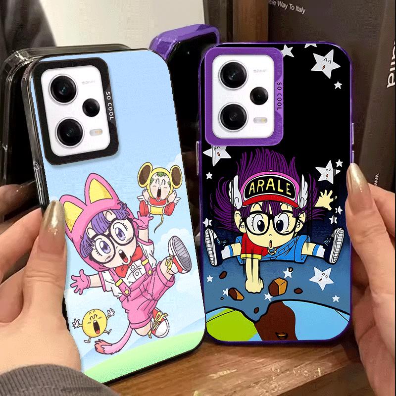 Arale S-Slump Anime Soft Phone Case for Xiaomi Redmi Note 13 14 15 Pro Plus 12S 12 11S 11 11T 10S 10 Shockproof Cover Back Shell