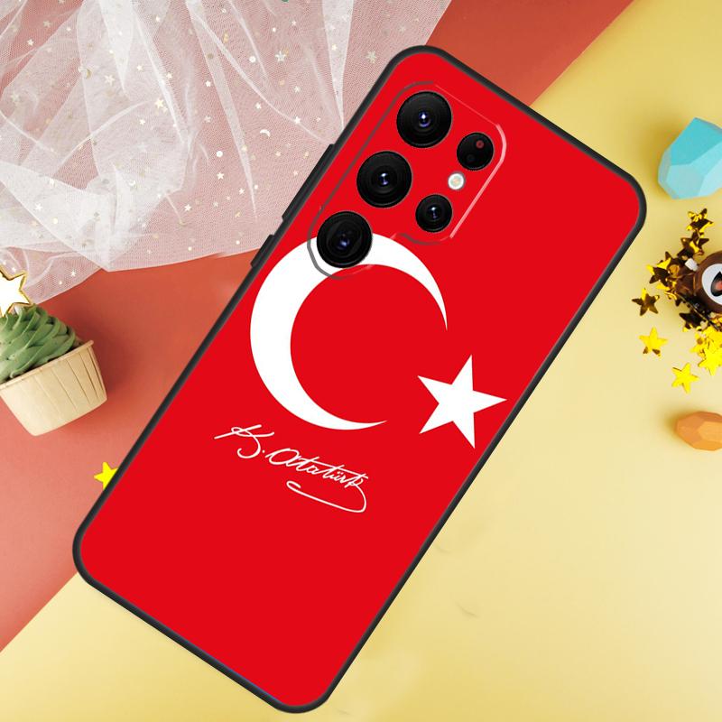 Mustafa Kemal Ataturk Funda For Samsung Galaxy S24 Ultra S23 S22 Plus S21 S20 FE S8 S9 S10 Note 10 20 Ultra Case