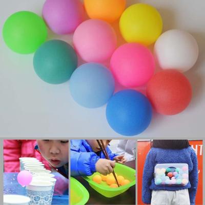 150Pcs Colorful Table Tennis Balls Elastic Impact Resistant Frosted Surface Non-Professional Ping-Pong Balls