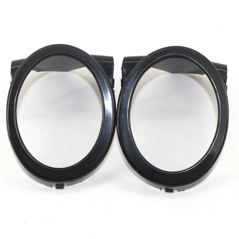 Car Fog Light Lamp Trim Ring Cover Fit for BMW E46 M3 M-Tech 2001-2006 Black